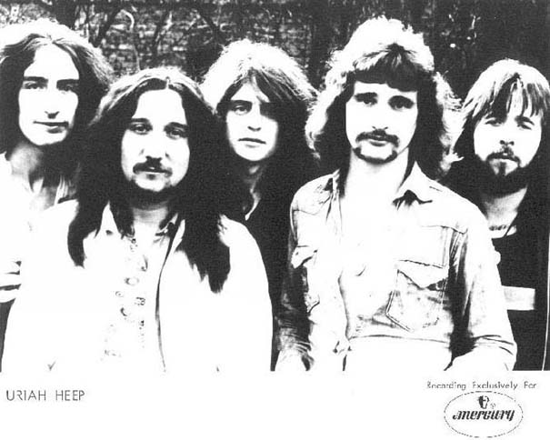 URIAH HEEP 1972-1975: KEN HENSLEY - MICK BOX - GARY THAIN - DAVID BYRON - LEE KERSLAKE