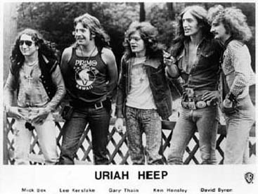 URIAH HEEP 1972-1975: MICK BOX - LEE KERSLAKE - GARY THAIN - KEN HENSLEY - DAVID BYRON